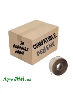 CAJA 30 ROLLOS HILO COMPATIBLE PELLENC BOBINA 200m